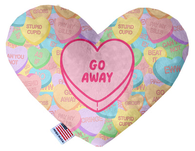 Pet & Dog Plush Heart Toy, "Go Away"