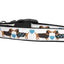 Pet Dog & Cat Nylon Collar or Leash, "Doxie Love"