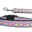 Pet Dog & Cat Nylon Collar or Leash, "Confetti Paws"