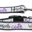 Halloween Pet Dog & Cat Nylon Collar or Leash, "Wickedly Cute"