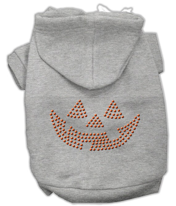 Halloween Pet Dog & Cat Hoodie Rhinestone, "Jack O' Lantern"