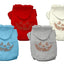 Halloween Pet Dog & Cat Hoodie Rhinestone, "Jack O' Lantern"