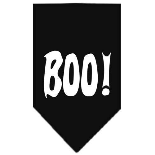 Halloween Pet and Dog Bandana, Screen Printed, "Boo"