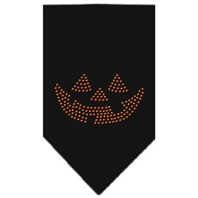 Halloween Pet and Dog Bandana Rhinestone, "Jack O Lantern"