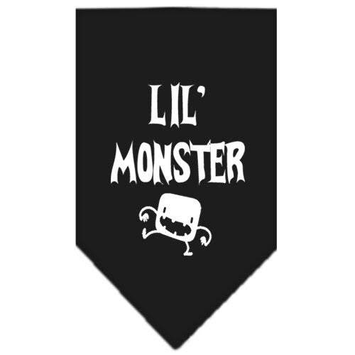 Halloween Pet and Dog Bandana Screen Printed, "Lil Monster"