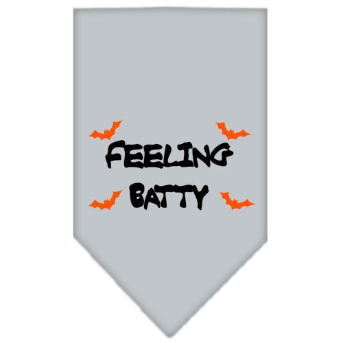 Halloween Pet and Dog Bandana Screen Printed, "Feeling Batty"