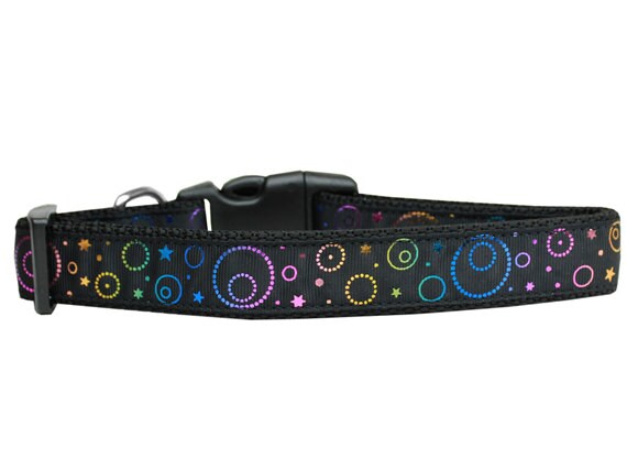 Pet Dog & Cat Nylon Collar or Leash, "Galactic Shimmer"