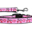 Pet Dog & Cat Nylon Collar or Leash, "Believe in Pink"