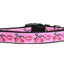 Pet Dog & Cat Nylon Collar or Leash, "Believe in Pink"