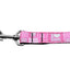 Pet Dog & Cat Nylon Collar or Leash, "I Heart Pink"