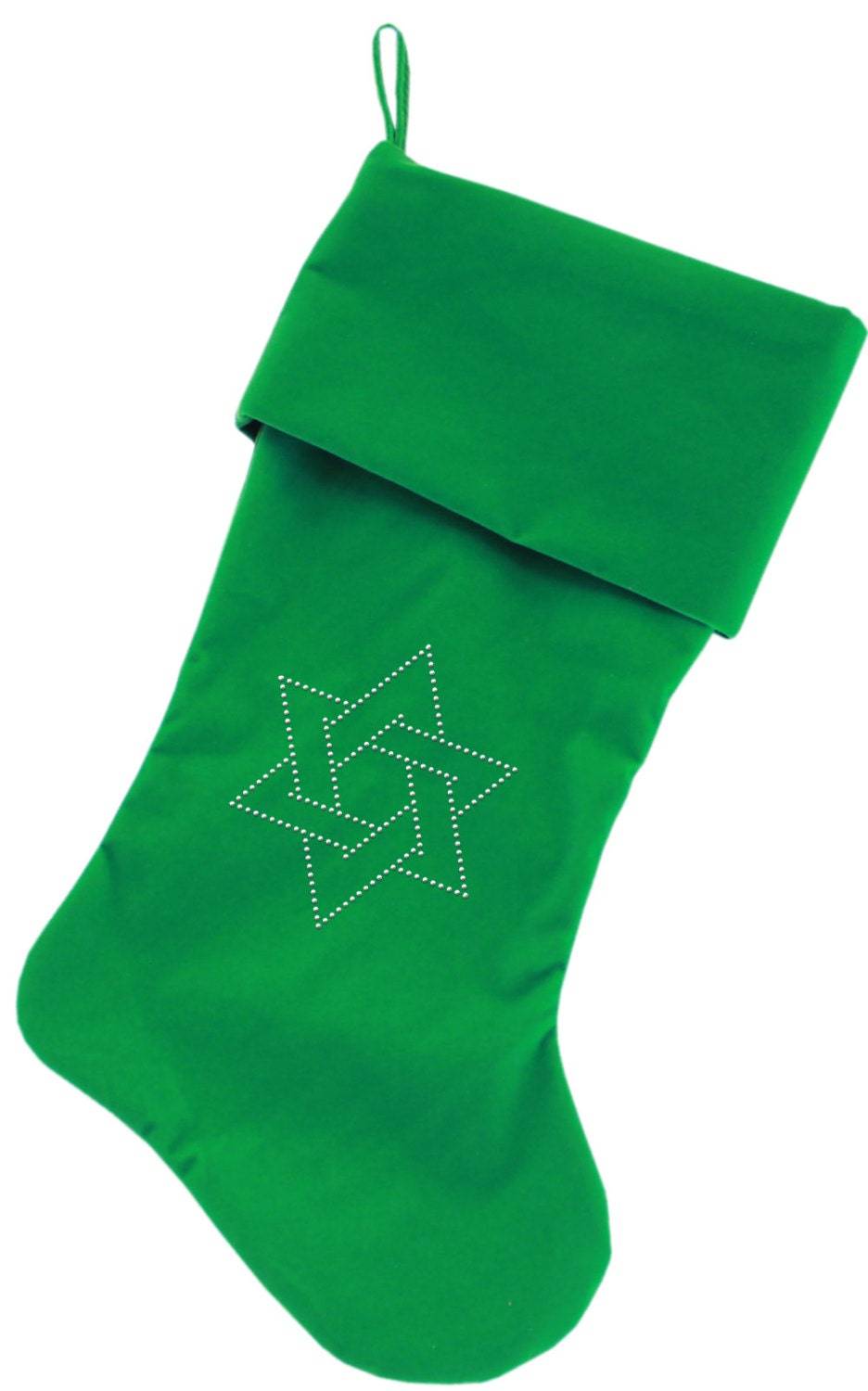 Hanukkah Stocking Rhinestone, "Star of David"