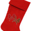 Christmas Stocking Rhinestone, "Christmas Bows"