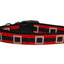 Christmas Pet Dog & Cat Nylon Collar or Leash, "Santa Belt"