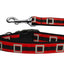 Christmas Pet Dog & Cat Nylon Collar or Leash, "Santa Belt"