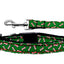 Christmas Pet Dog & Cat Nylon Collar or Leash, "Candy Cane Bones"