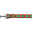 Christmas Nylon Pet Collars and Leashes, "Christmas Argyle"