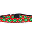 Christmas Nylon Pet Collars and Leashes, "Christmas Argyle"