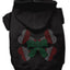 Christmas Pet Dog & Cat Hoodie Rhinestone, "Candy Cane Crossbones"