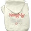 Christmas Rhinestone Pet, Dog & Cat Hoodie, "Naughty, But In A Nice Way"