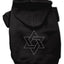 Hanukkah Pet, Dog & Cat Hoodie Rhinestone, "Star Of David"