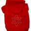 Hanukkah Pet, Dog & Cat Hoodie Rhinestone, "Star Of David"