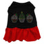 Christmas Pet Dog & Cat Dress Rhinestone, "Christmas Cupcakes"