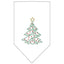 Christmas Pet and Dog Bandana Rhinestone, "Christmas Tree"