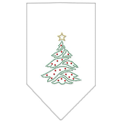 Christmas Pet and Dog Bandana Rhinestone, "Christmas Tree"