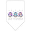 Christmas Pet and Dog Bandana Rhinestone, "Let It Snow Penguins"