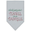 Christmas Pet and Dog Bandana Rhinestone, "Don't Get Your Tinsel In A Tangle"