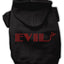 Pet, Dog & Cat Hoodie Rhinestone, "Evil"