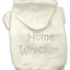 Pet, Dog & Cat Hoodie Rhinestone, "Home Wrecker"