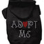 Pet, Dog & Cat Hoodie Rhinestone, "Adopt Me"