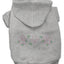 Pet, Dog & Cat Hoodie Rhinestone, "Tropical Flower"