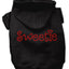 Pet, Dog & Cat Hoodie Rhinestone, "Sweetie"