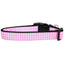 Pet Dog & Cat Nylon Collar or Leash, "Houndstooth Pink"