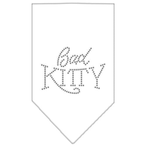 Pet and Dog Bandana Rhinestone, "Bad Kitty"