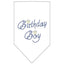 Pet and Dog Bandana Rhinestone, "Birthday Boy"