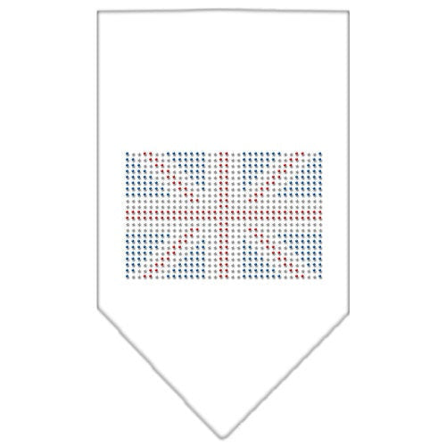 Pet and Dog Bandana Rhinestone, "British Flag"