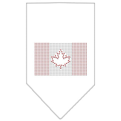 Pet and Dog Bandana Rhinestone, "Canadian Flag"