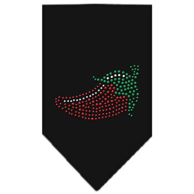 Pet and Dog Bandana Rhinestone, "Chili Pepper"