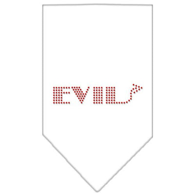 Pet and Dog Bandana Rhinestone, "Evil"