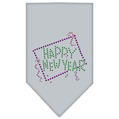 Pet and Dog Bandana Rhinestone, "Happy New Year"