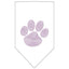 Pet and Dog Bandana Rhinestone, "Paw Purple"