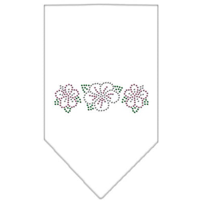 Pet and Dog Bandana Rhinestone, "Tropical Flower"