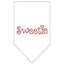 Pet and Dog Bandana Rhinestone, "Sweetie"