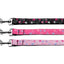 Pet Dog & Cat Nylon Collar or Leash, "Crazy Hearts"