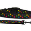 Pet Dog & Cat Nylon Collar or Leash,  "Black Multi Dot"