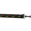 Pet Dog & Cat Nylon Collar or Leash,  "Black Multi Dot"