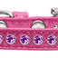 Dog, Puppy and Pet Ice Cream Collar, "Purple Crystal Rimsets"